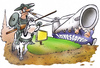 Cartoon: Windkraftwiderstand (small) by HSB-Cartoon tagged wind,windenergie,windkraft,windrad,energie,strom,investor,geld,wirtschaft,donquichote,widerstand,airbrush