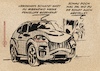 Cartoon: Lebensraum Autowelt (small) by Guido Kuehn tagged auto,verkehr,stadtplanung,suv