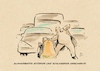 Cartoon: Sitzende u schlagende Argument (small) by Guido Kuehn tagged klima,blockade,autofahrer,essen,verkehr,aktivisten,sitzblockade