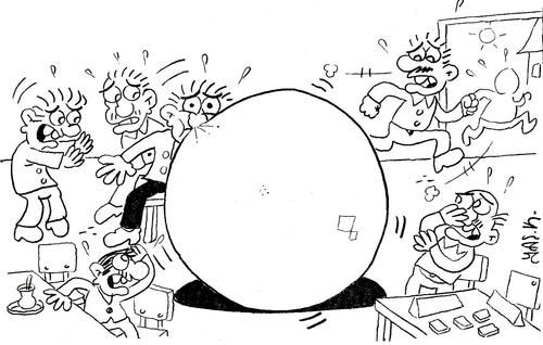 Cartoon: chewing gum (medium) by yasar kemal turan tagged gum,chewing