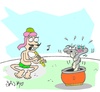 Cartoon: sex (small) by yasar kemal turan tagged sex,fakir,cobra,music