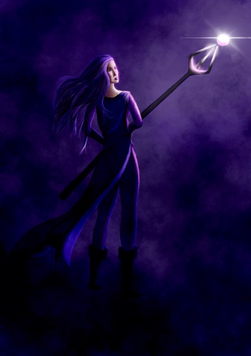 Cartoon: Mage (medium) by alesza tagged mage,wizard,character,design