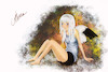 Cartoon: Alesza (small) by alesza tagged digital painting illustration art artwork manga character girl