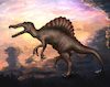 Cartoon: Spinosaurus (small) by alesza tagged spinosaurus,dinosaurus,digital,painting,illustration,procreate