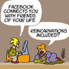 Cartoon: Facebook (small) by fragocomics tagged zuckerbook