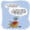 Cartoon: Summer vacations (small) by fragocomics tagged summer,holiday,holidays,vacation,vacations,sea,facebook,homepage,humour,beach