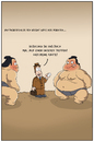 Cartoon: sumo weightwatcher (small) by ChristianP tagged sumo,weightwatcher