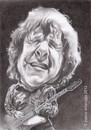 Cartoon: Gary Moore (small) by Joen Yunus tagged pencil,rockstar,drawing,caricature
