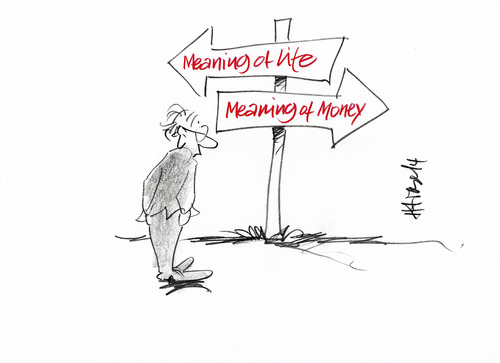 Cartoon: Mean Money (medium) by helmutk tagged economy