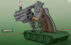 Cartoon: Russian roulette (small) by Tjeerd Royaards tagged putin,russia,ukraine,russian,roulette,border,invasion,threat