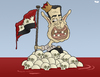 Cartoon: The mad king of Syria.. (small) by Tjeerd Royaards tagged syria,assad,victims,war,damascus,homs