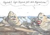 Cartoon: abgrundcreme (small) by woessner tagged abgrundcreme,berge,gebirge,alpen,schönheit,eitelkeit,schönheitsoperation,kosmetika,drogerie,frau,weiblich,aussehen,unzufriedenheit