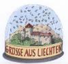 Cartoon: liechtenstein (small) by woessner tagged schneekugel,finanzen,kriminalität,steuer,