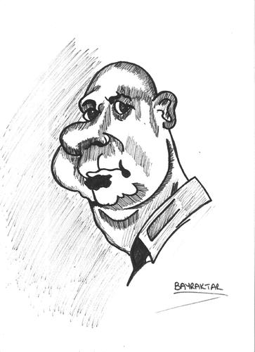 Cartoon: bald man (medium) by Seydi Ahmet BAYRAKTAR tagged bald,man