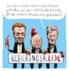 Cartoon: Regierungskrise (small) by F L O tagged scholz,olaf,lindner,christian,habeck,robert,ki,regierung,regierungskrise,ampel,schlumpf