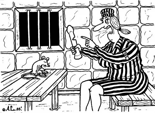 Cartoon: Prison (medium) by Aleksandr Salamatin tagged prison