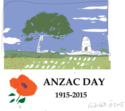 Cartoon: Anzac Day (medium) by gungor tagged australia