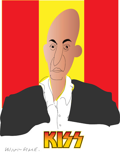 Cartoon: Famous Luis Rubiales Kiss (medium) by gungor tagged costly,kiss,costly,kiss