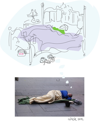 Cartoon: Good Night (medium) by gungor tagged homeless