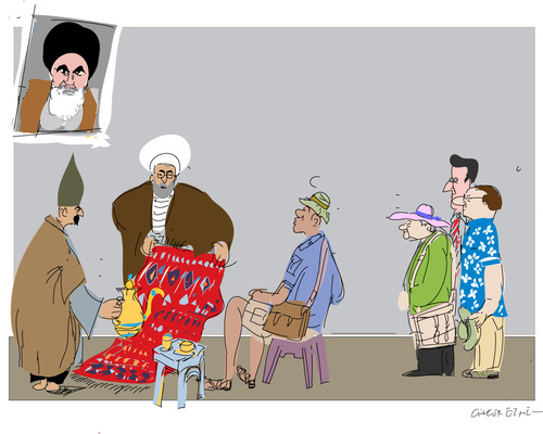 Cartoon: Isolation over (medium) by gungor tagged iran