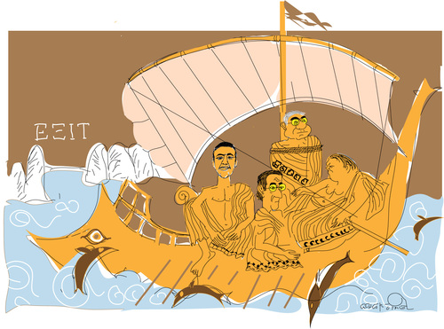Cartoon: Odysseus (medium) by gungor tagged greece