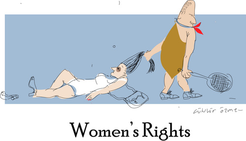 Cartoon: Rights for women (medium) by gungor tagged women