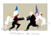 Cartoon: Rapprochement sans frontiere (small) by gungor tagged usa