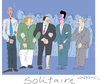 Cartoon: solitaire (small) by gungor tagged france