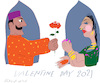 Cartoon: Valentine Day 2021 (small) by gungor tagged valentine,dat
