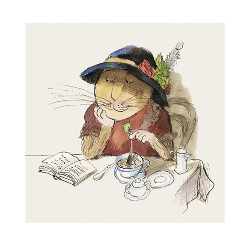 Cartoon: Teatime (medium) by Peter Bauer tagged bauer,peter,teatime,tee,mäuse,katzen