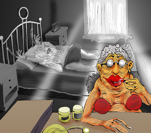 Cartoon: Alzheimer... (medium) by berk-olgun tagged alzheimer