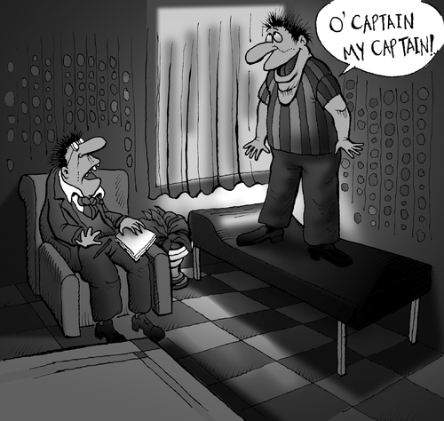 Cartoon: Dead Poets Society... (medium) by berk-olgun tagged dead,poets,society