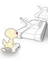 Cartoon: ACME.. (small) by berk-olgun tagged pink,humour