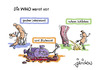 Cartoon: Die WHO warnt !!! (small) by jerichow tagged who,krebsrisiko,junkfood,bio,fleisch,fleischkonsum,anabolika,hormone,gülle,massentierhaltung