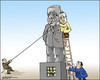 Cartoon: Erdogans monument (small) by jeander tagged turkey,erdogan,monument,coup