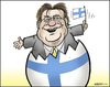 Cartoon: Timo Soini (small) by jeander tagged timo,soini,finland,finnland,election,true,finns,party