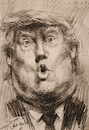 Cartoon: Trump the Orange Clown Bitch (small) by ylli haruni tagged donald,trump,moron,fashist,racist,president,pervert,pussy,grabber