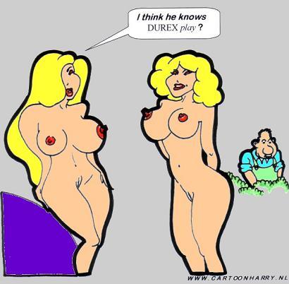 Cartoon: Condom (medium) by cartoonharry tagged condom,naked,girls,boy,durex