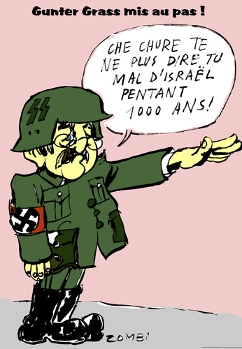 Cartoon: Günter Grass (medium) by Zombi tagged grass,gunter