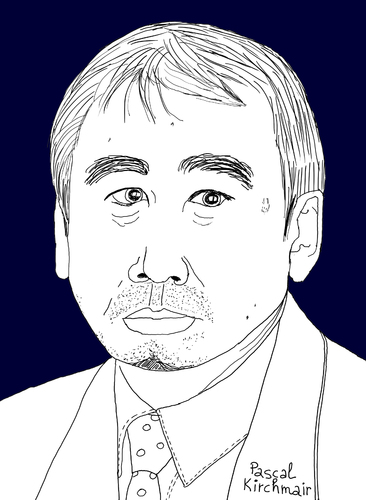 Cartoon: Haruki Murakami (medium) by Pascal Kirchmair tagged autor,ecrivain,auteur,author,schriftsteller,japan,karikatur,caricature,portrait,murakami,haruki,haruki,murakami,portrait,caricature,karikatur,japan,schriftsteller,author,auteur,ecrivain,autor