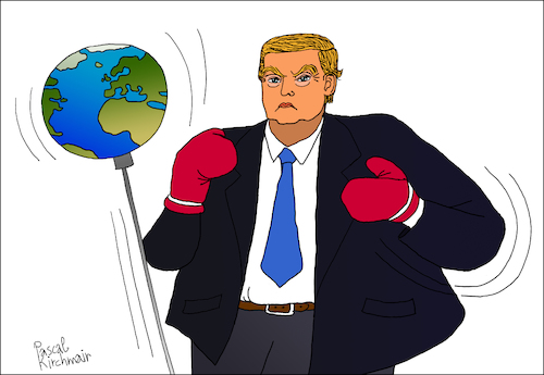 Trumps punching ball