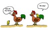 Cartoon: Crazy Chickens (small) by Pascal Kirchmair tagged crazy,chickens,vater,und,sohn,father,and,son,pere,et,fils,padre,figlio