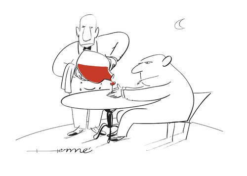 Cartoon: Wine (medium) by Herme tagged bar,drinks,drunks,wine,pub