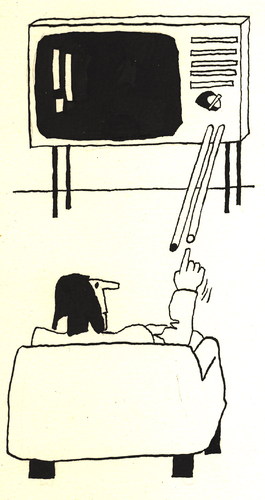Cartoon: Artificer. 1972 (medium) by Kestutis tagged tv,lithuania,kestutis