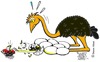 Cartoon: Zaubere Strauseier (small) by okoksal tagged straus,geschichten,ohne,ende