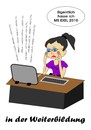 Cartoon: Lehrstoff  Funktionen in Exel (small) by RiwiToons tagged exel,schreibkraft,lehrgang,weiterbildung,tabellenprogram,computer,pc