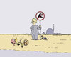 Cartoon: Tsunami-Verbot! (small) by Pierre tagged atomausstieg,fukushima,merkel,tsunami