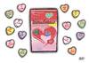 Cartoon: Sourhearts (small) by a zillion dollars comics tagged holiday,love,romance,tradition,candy