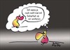 Cartoon: Unsichere Verhältnisse (small) by BoDoW tagged existenz,sein,vorstellung,illusion,fantasie,solipsismus,ich