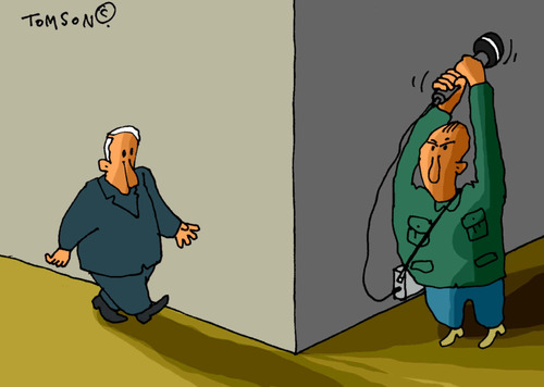 Cartoon: ... (medium) by to1mson tagged corner,rog,media,medien